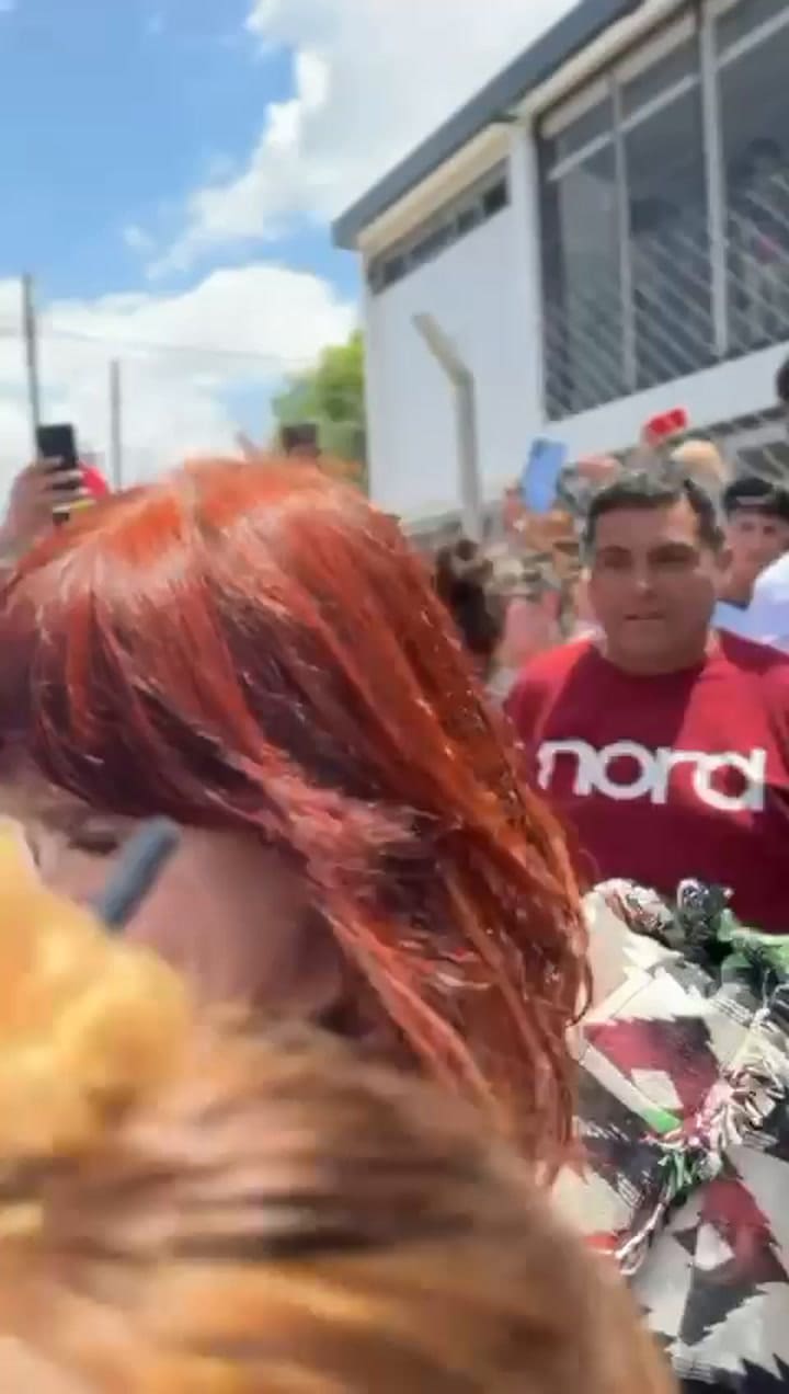 Cristina Kirchner visitó un comedor comunitario en Lanús
