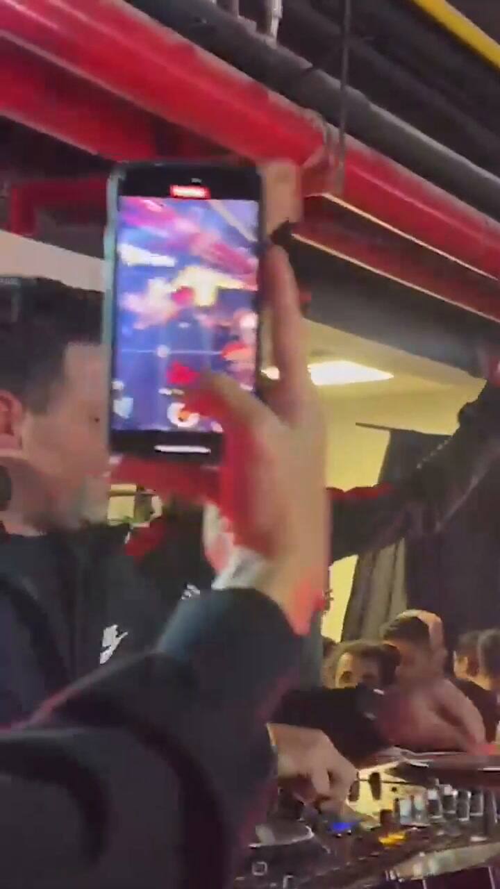 La fiesta en el interior del Monumental