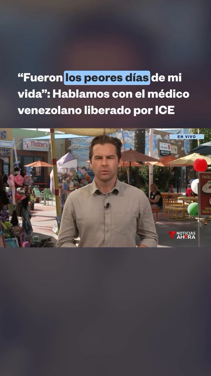 Ezequiel Veliz habló con Telemundo tras su liberación