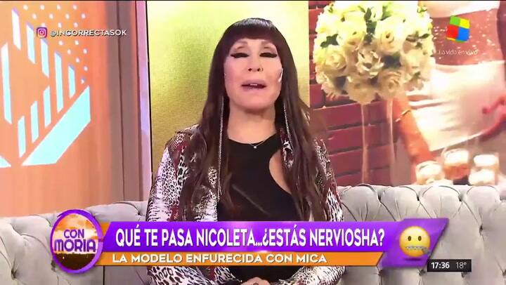 Mica Viciconte se las ingenió para burlar el bozal legal impuesto por Nicole Neumann - Fuente: Améri