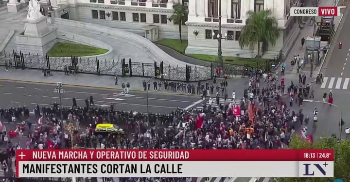Tensión en el Congreso