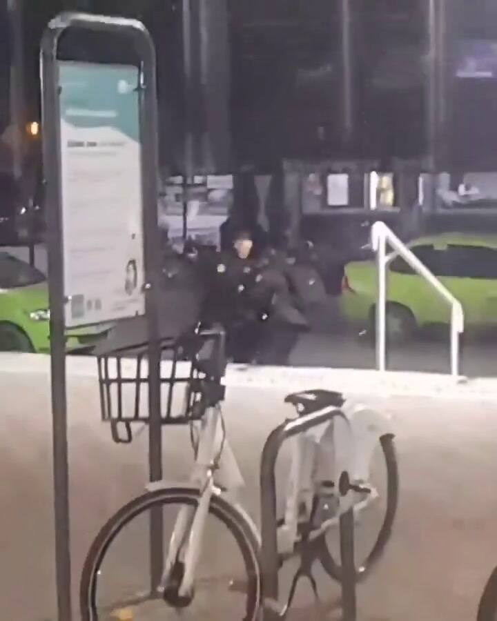 Pelea policias Santa Fe