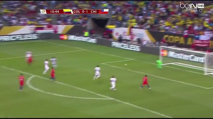 El 2-0 de chile