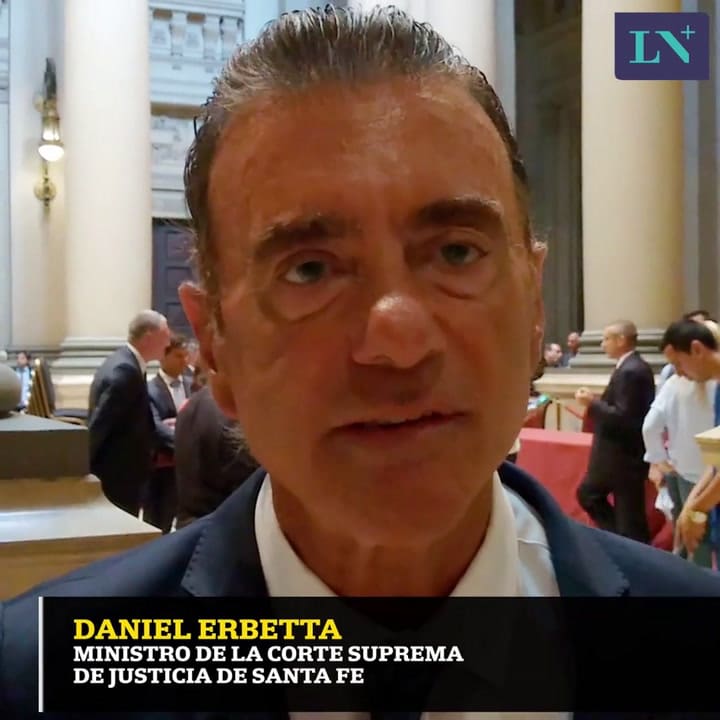 Daniel Erbetta, ministro de la Corte Suprema de Justicia de Santa Fe