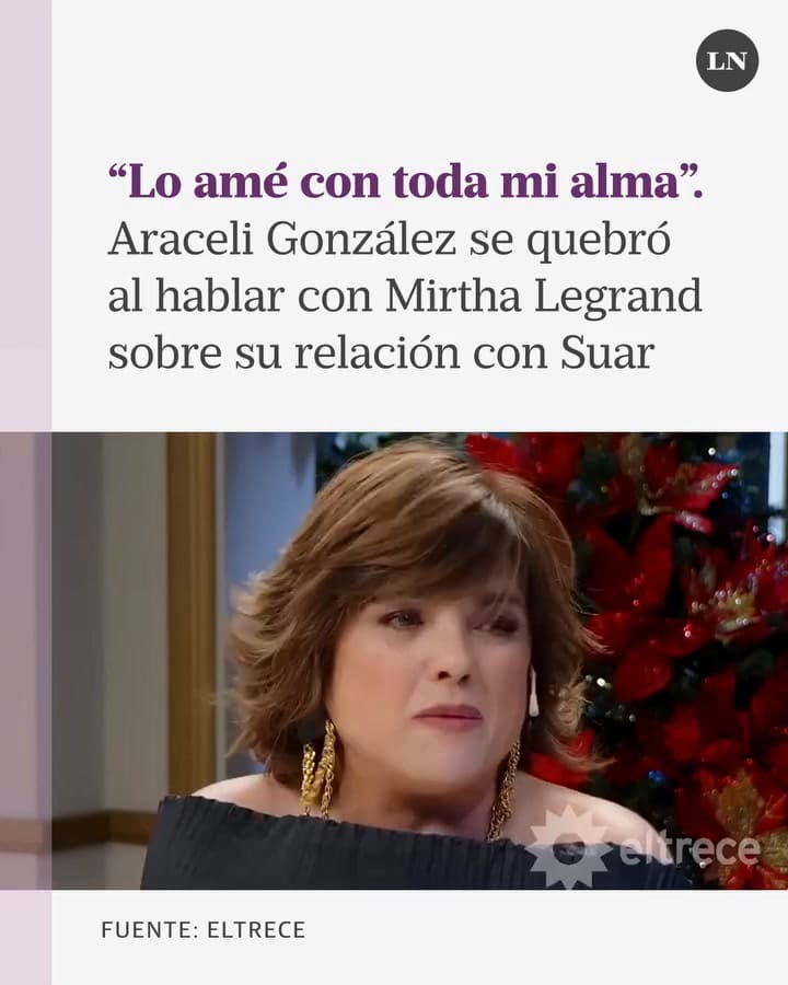 La Actriz Araceli González Rompió En Llanto Al Hablar Sobre Su Actual Relación Con Su Expareja Y