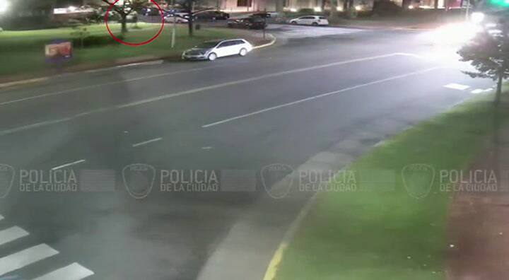 La detención del agresor de la mujer policía