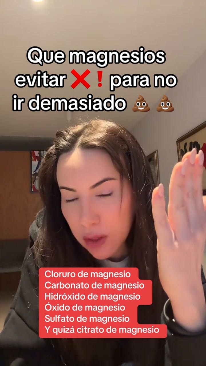 Una experta indicó qué tipos de magnesio tienen un efecto laxante