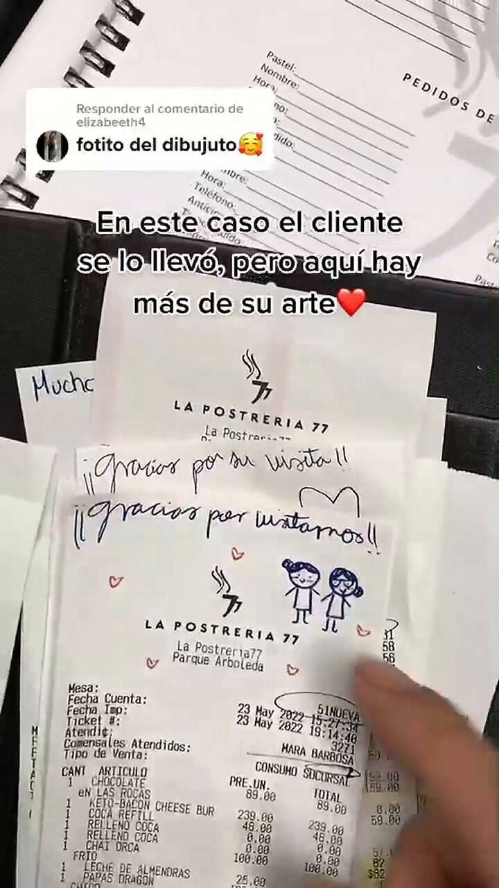 Mara ya acumula muchos tickets con sus dibujos