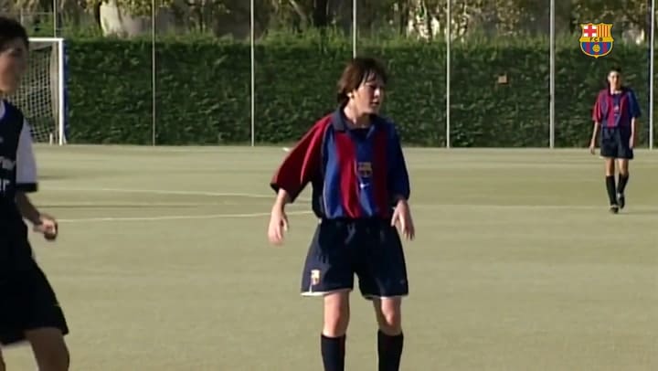 El video con imágenes inéditas de Lionel Messi en La Masía