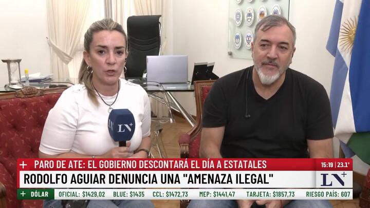 Polémicos dichos, paros y tensión: Aguiar encabezó una marcha tras la denuncia del gobierno