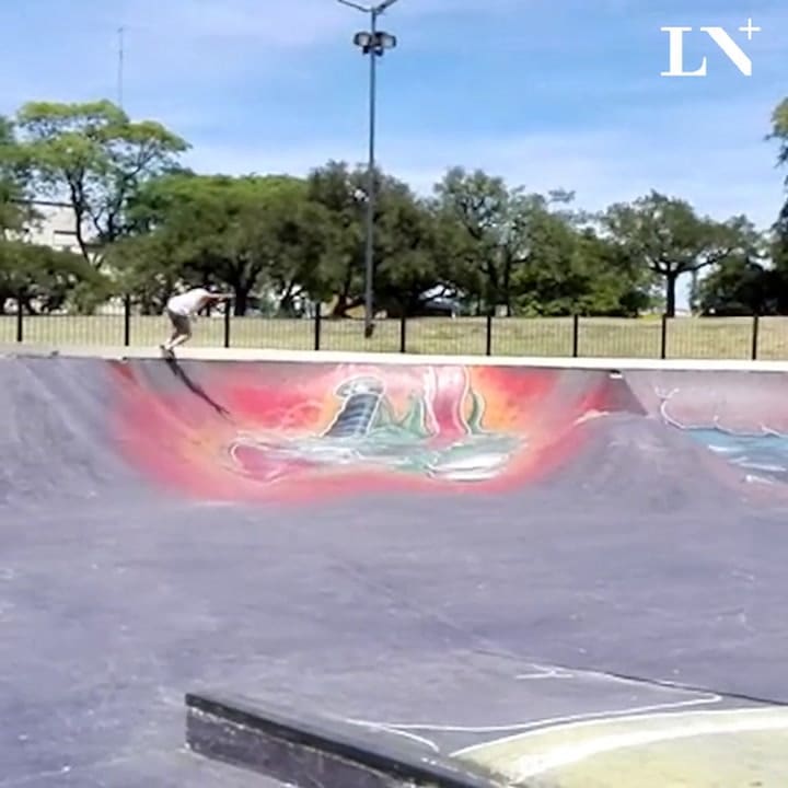 La pista de skate del Parque Alberdi