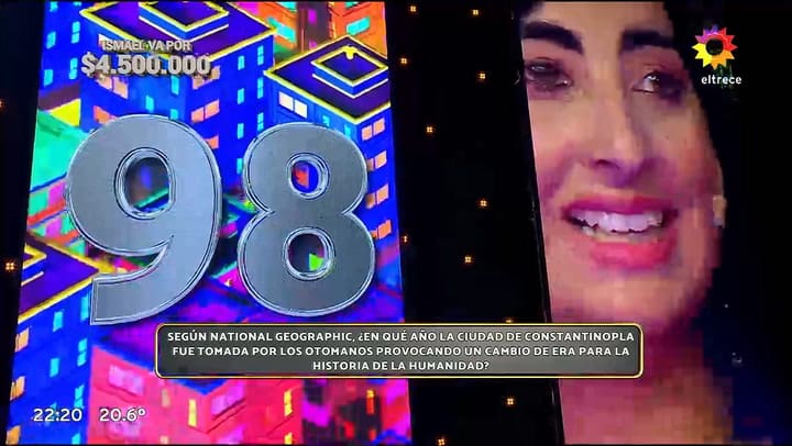 La "respuesta eterna" de una participante de Los 8 escalones