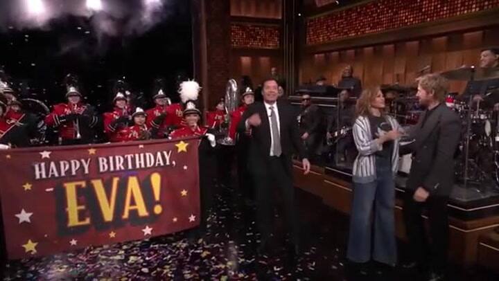 La sorpresa de Ryan Gosling a Eva Mendes en televisión