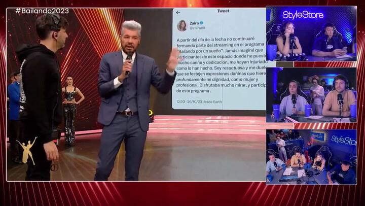 Marcelo Tinelli apuntó duramente contra Zaira Nara