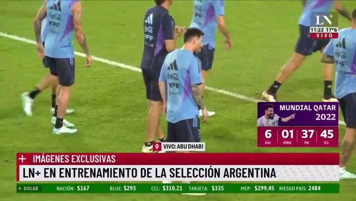 Comenzó el entrenamiento de la selección argentina