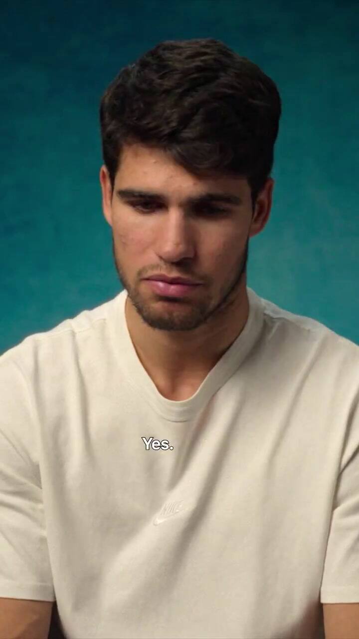 La confesión de Carlos Alcaraz