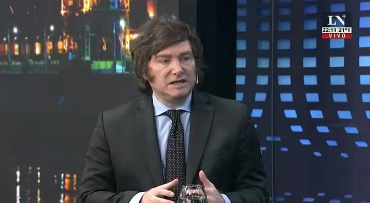 Javier Milei: 'El que agranda el estado es un chorro'