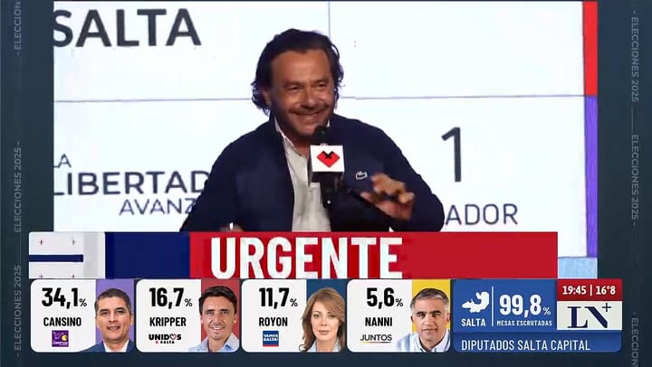 Hablo Gustavo Saenz, el gobernador de Salta