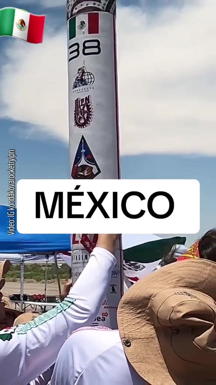 Son mexicanos y construyeron un cohete con coco y otros ingredientes naturales: buscan ganar la competencia más importante de EE.UU.