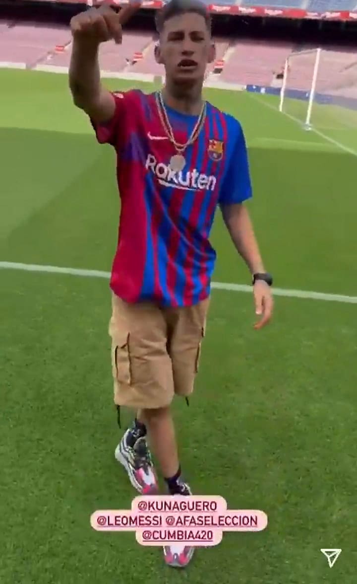L-Gante con Messi