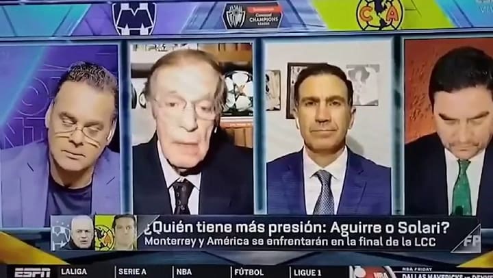 “Ya no nos escuchó”: el periodista deportivo que se quedó dormido en vivo