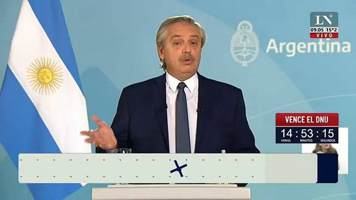 Alberto Fernández extendió las restricciones hasta el 21 de mayo. El discurso completo