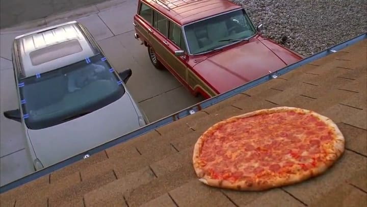 Breaking Bad escena pizza Walter White