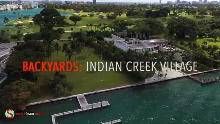 Así se ve el panorama de la exclusiva isla de Indian Creek