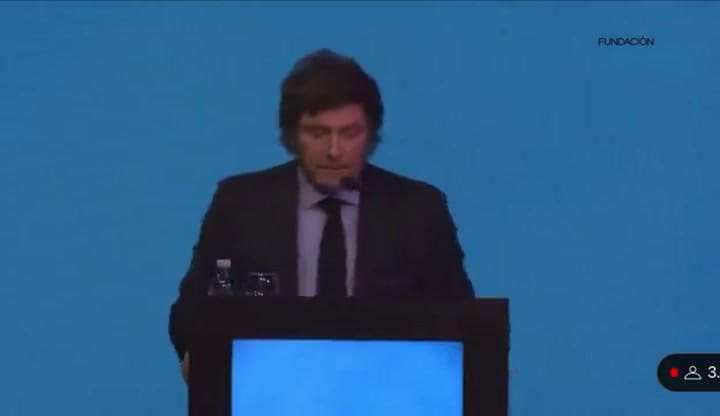 Milei sobre Melconian