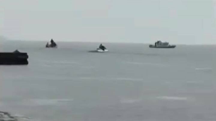 GIF del lugar donde cayó el helicotero de Sebastián Piñera