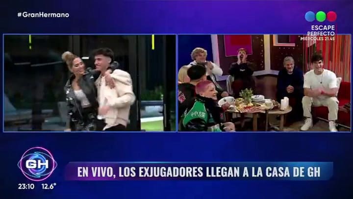 Sabrina y Alan confirmaron su romance con un beso en la casa de Gran Hermano y los participantes enloquecieron al verlos