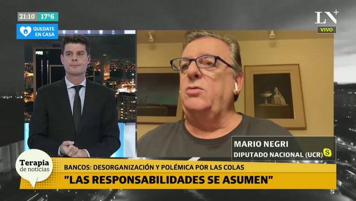 Mario negri: 'En campaña a los jubilados les ponen sillas y les reparten caramelos'