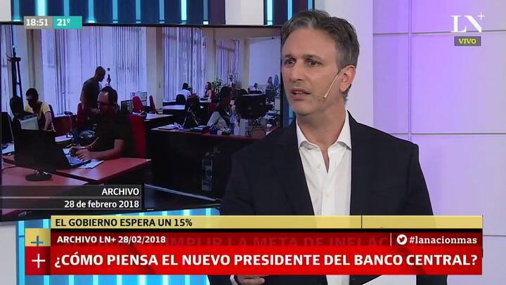 Qué inflación vaticinaba Sandleris en febrero pasado