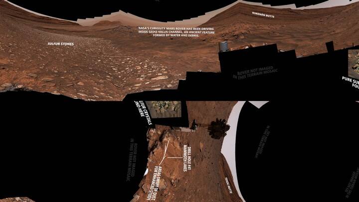 Curiosity Rover Explores Gediz Vallis Channel (360 View)