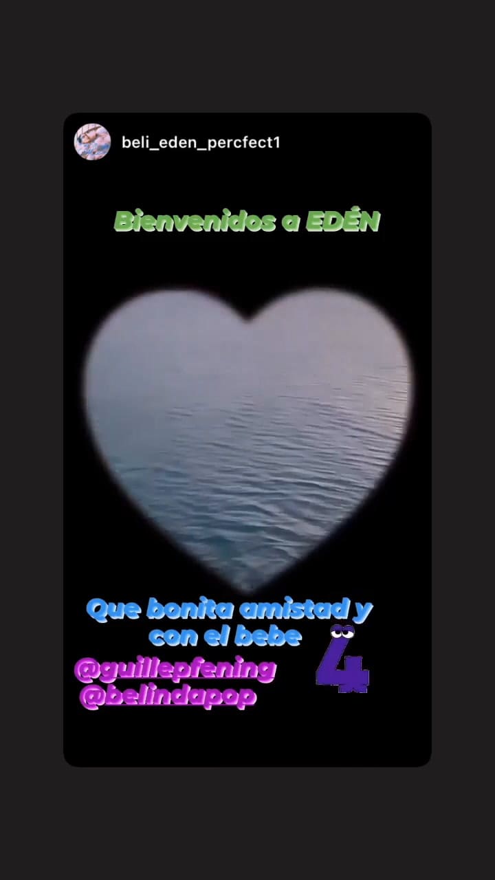 La publicación de Guillermo Pfening en sus redes sociales junto a Belinda