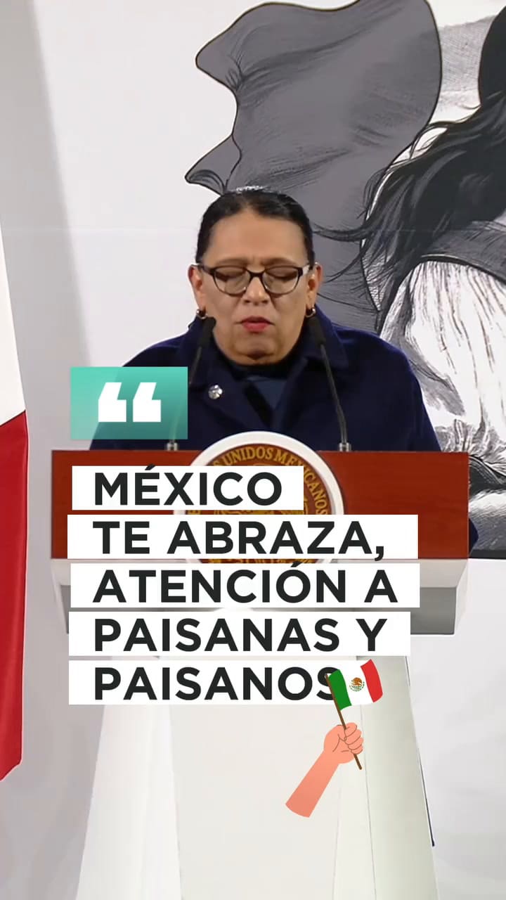 Claudia Sheinbaum anuncia apoyo a migrantes mexicanos