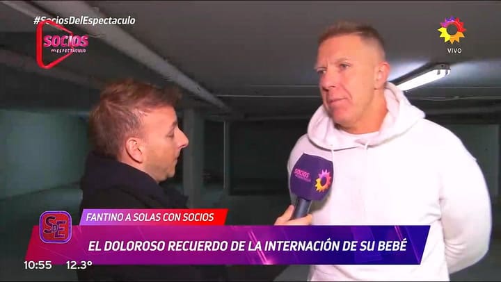 El descuido de Alejandro Fantino con su hijo recien nacido que desperto el enojo de sus seguidores