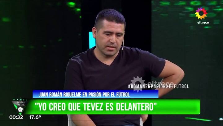 Riquelme: 'Palermo fue el mejor número 9 de los últimos 20 o 30 años'