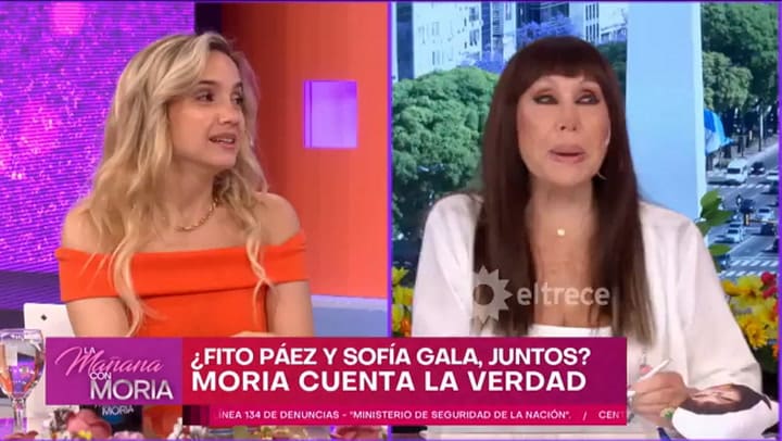 Moria Casán se refirió al posible romance de su hija con Fito Páez