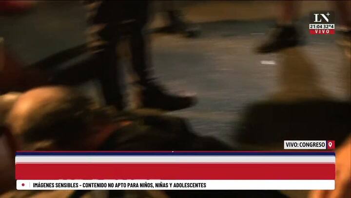 Incidentes Y Máxima Tensión Frente Al Congreso