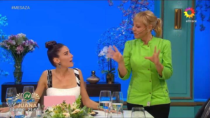 El cambio del menu en Almorzando con Juana