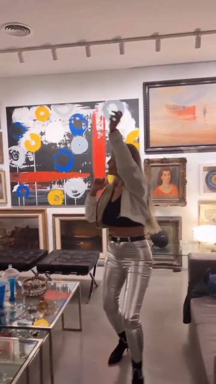 Graciela Alfano publicó un video mientras bailaba