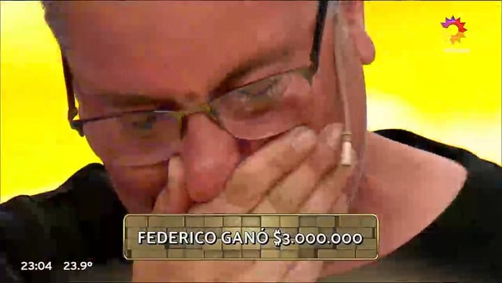 La emosion del campeon de Los 8 escalones