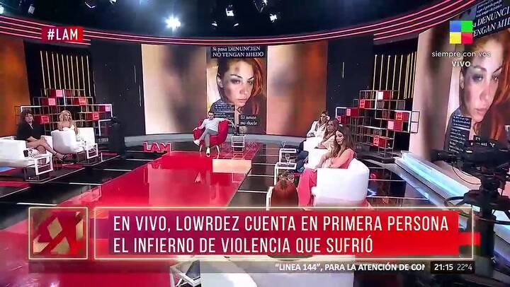 Nazarena rompió en llanto