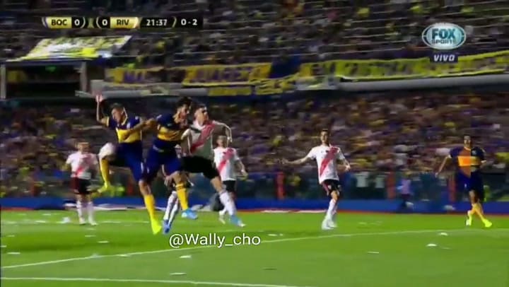 La mano de Salvio que anuló el gol