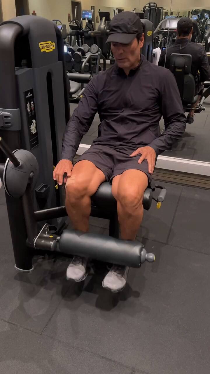 Chayanne compartió parte de su entrenamiento en Instagram