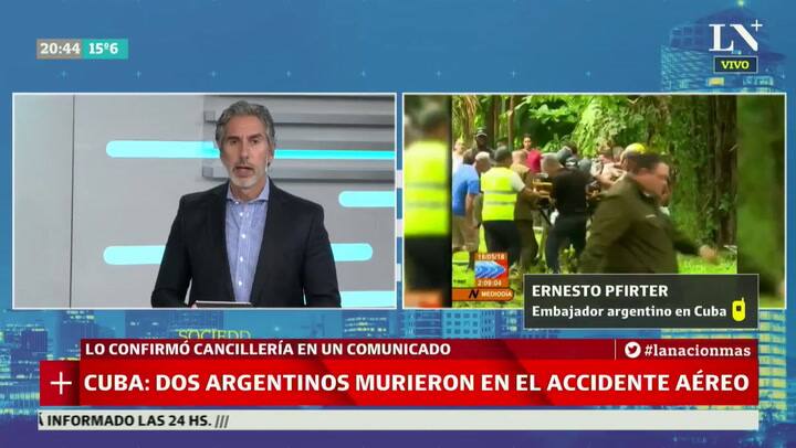 El embajador en Cuba habló de los argentinos muertos