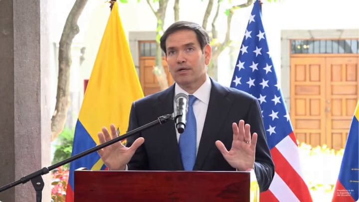 Marco Rubio, secretario de Estado de Estados Unidos, denuncia que Nicolás Maduro es un fugitivo de la justicia estadounidense