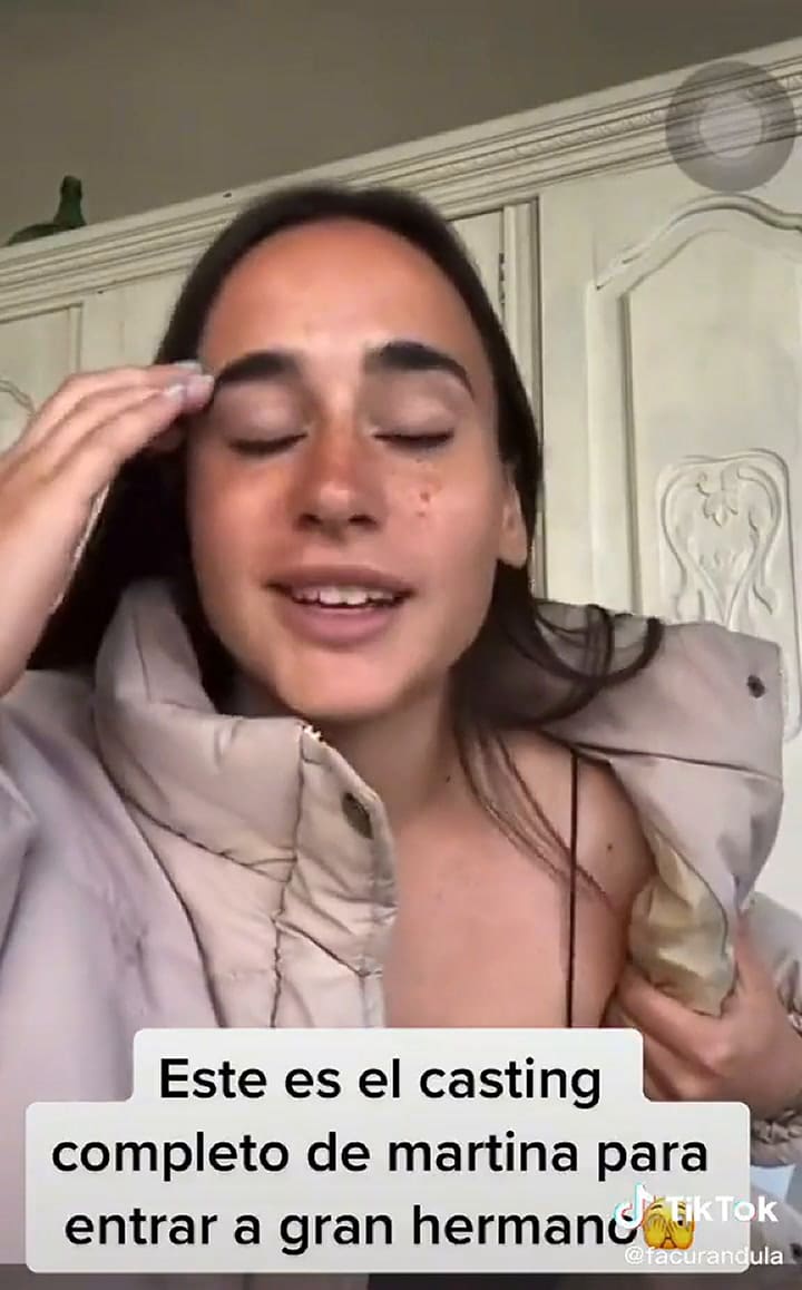 La revelación que hizo Martina en el cásting de GH que generó repudio en las redes