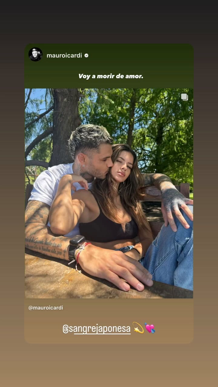 Icardi y Suárez usaron la canción "Paris" para blanquear su relación